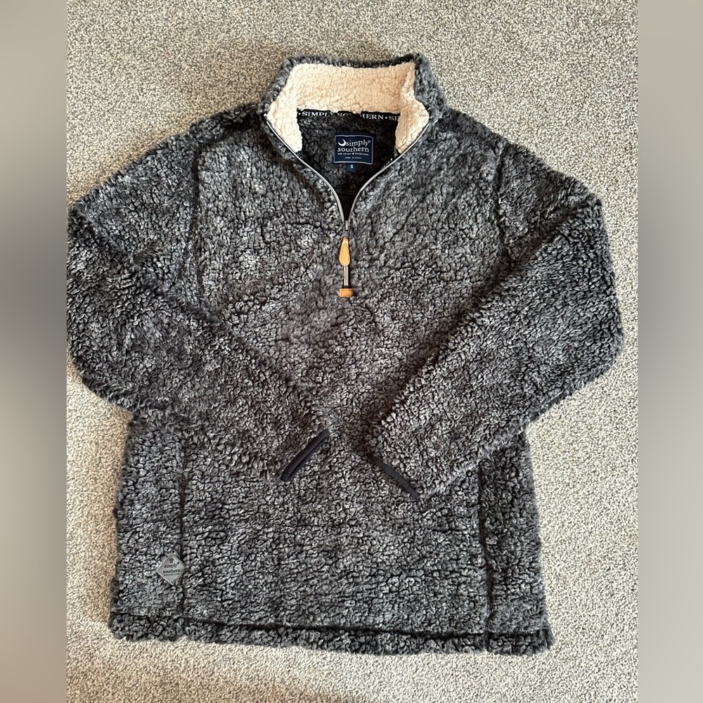 Simply southern half zip pull over